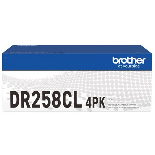 Brother DR258CL4PK Colour Drum Unit, Pack of 4