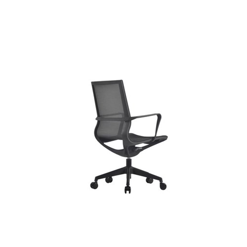 Nero Meeting Task Chair With Arms Mesh Back Black