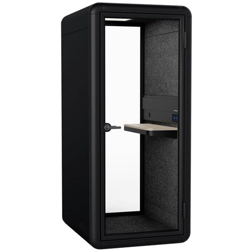Koplus Kolo Solo Phone Booth 1000x2250mm Black/Black/Dark Grey