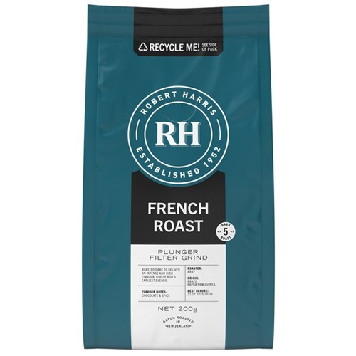 Robert Harris French Roast Plunger & Filter Coffee 200g