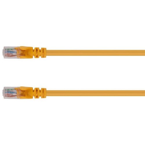 Dynamix Cat6 UTP Patch Lead Cable 1m Yellow