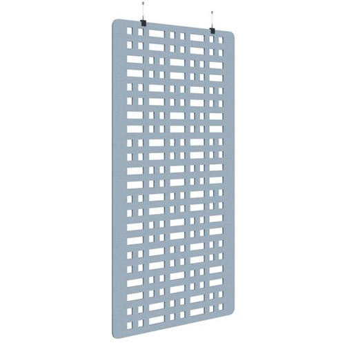 Fiord Acoustic Hanging Screen 1200x2250mm Grid Pacific Blue