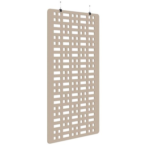 Fiord Acoustic Hanging Screen 1200x2250mm Grid Natural