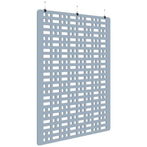 Fiord Acoustic Hanging Screen 1800x2250mm Grid Pacific Blue