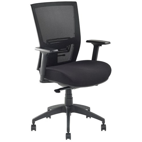 Advance Air Plus 2 Task Chair Mesh Back with Arms Black