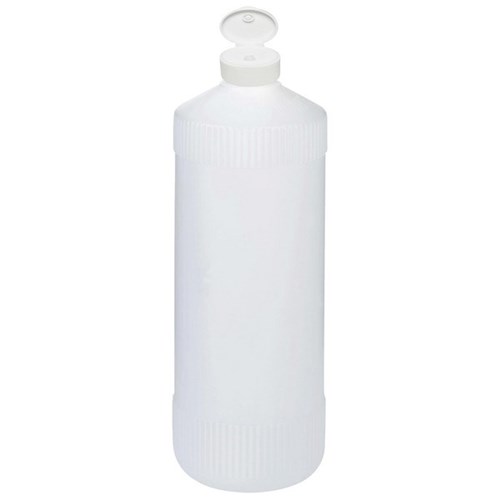 Empty Squeeze Bottle With Flip Top Lid Plain 750ml
