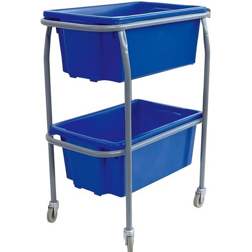 2-Tier Tote Bin Trolley Frame Only 470x9700x90mm 