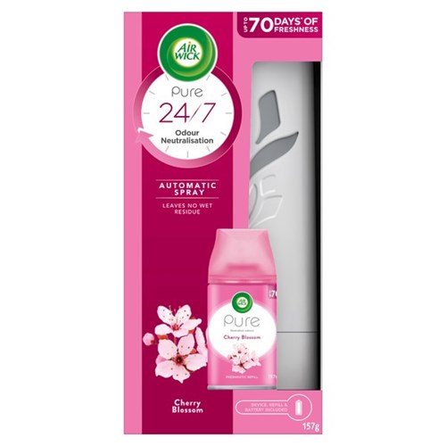 Air Wick Pure Cherry Blossom Automatic Spray Starter Kit 157g