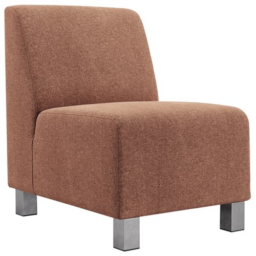 Apollo Single Seater Sofa Chair Hawthorn Fabric/Earth