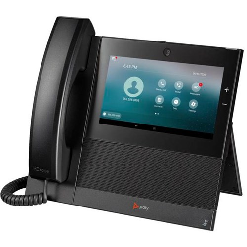 Poly CCX 700 Open SIP and PoE-enabled Business Media Phone Black