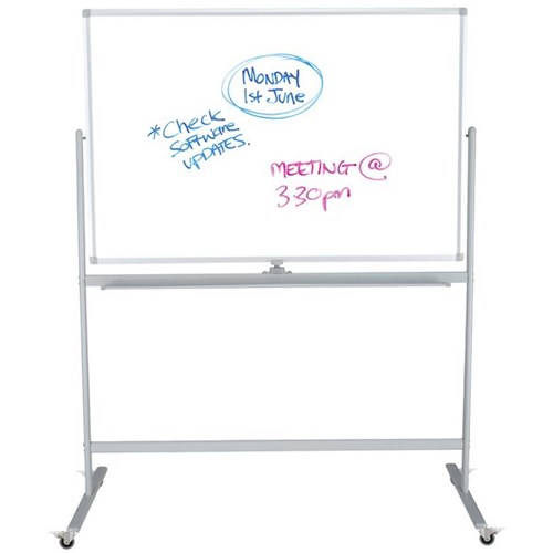 Boyd  Acrylic Pivoting Mobile Whiteboard 1200 x 900mm