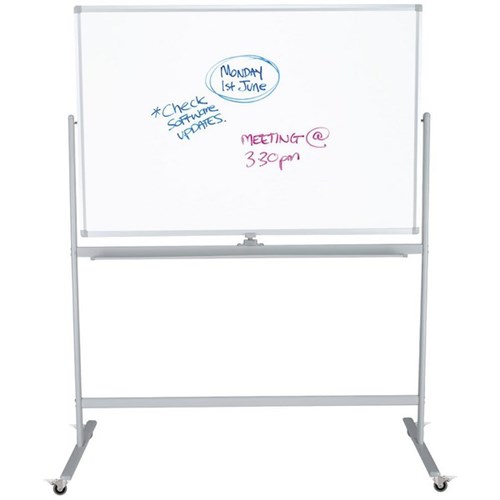 Boyd  Acrylic Pivoting Mobile Whiteboard 1500 x 1200mm