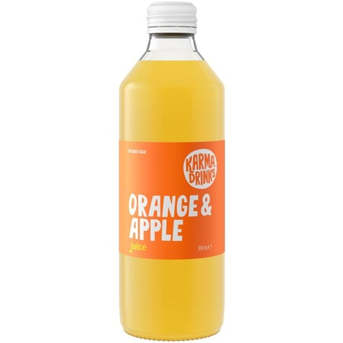Karma Drinks Juice Orange & Apple 300ml, Pack of 12