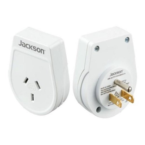 Jackson Slim Outbound Travel Adapter NZ/AU to USA/Canada Plug