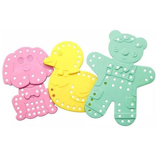 Pastel Stick n Learn Animals Assorted Colours, Set of 9