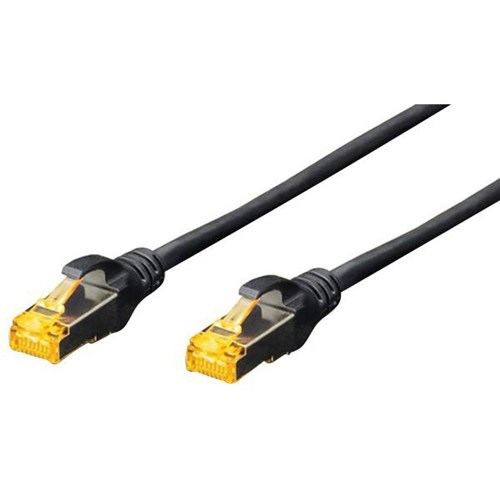 Digitus Cat6A STPF Patch Lead Cable 10m Black