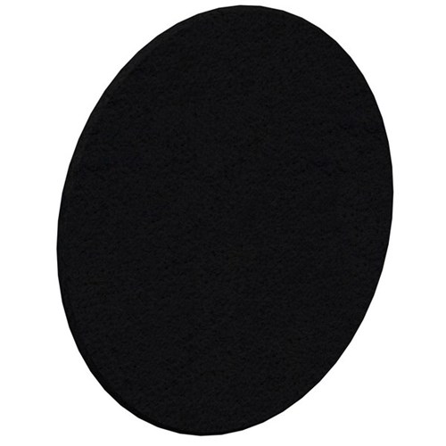 Fiord12 Acoustic Wall Tile Round 400mm Black