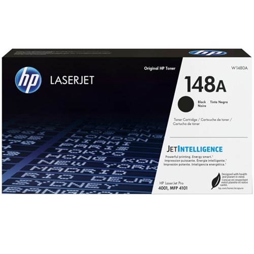HP 148A Black Laser Toner Cartridge W1480A