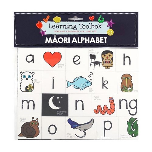 Learning Toolbox Magnetic NZ Maori Alphabet Pieces, Set of 40