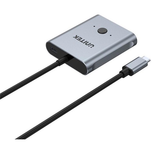 Unitek 4K 144Hz USB-C Bi-directional Switch Grey