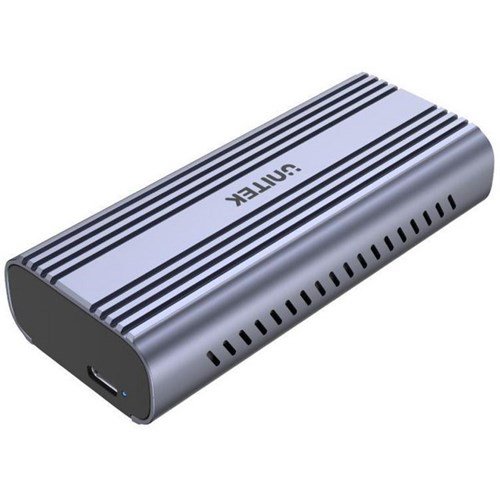 Unitek SolidForce Reefer USB-C to M.2 SSD Enclosure Grey