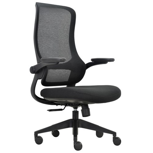 Buro Mondo Colt Office Chair High Back With Arms Unassembled Mesh/Black