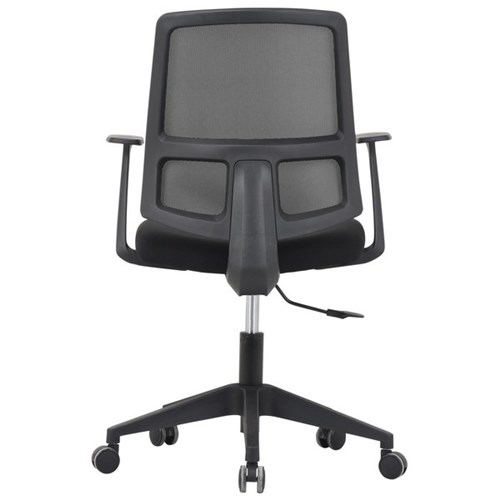 Buro Mondo Brook Office Chair Mid Back With Arms Unassembled Mesh/Black