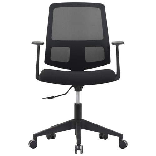 Buro Mondo Brook Office Chair Mid Back With Arms Unassembled Mesh/Black