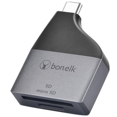 Bonelk USB-C to MicroSD SD Adapter Space Grey