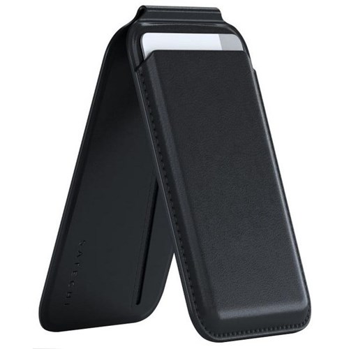 Satechi Magnetic Wallet Stand for iPhone Black