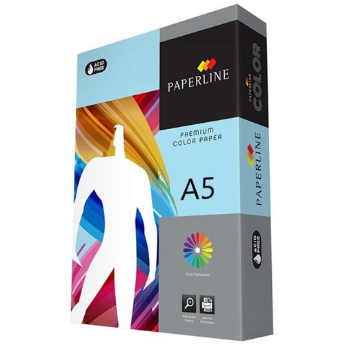 Paperline A5 80gsm Ocean Blue Copy Paper, Pack of 500