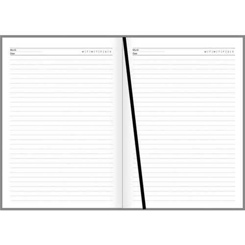 Collins A5 Diary Day Per Page Undated Kaleidoscope Assorted Designs