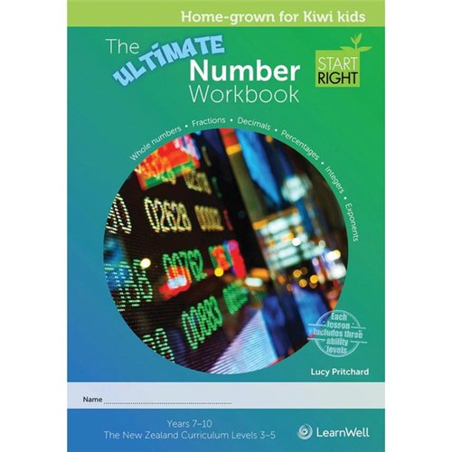 Start Right The Ultimate Number Workbook 9781990015168