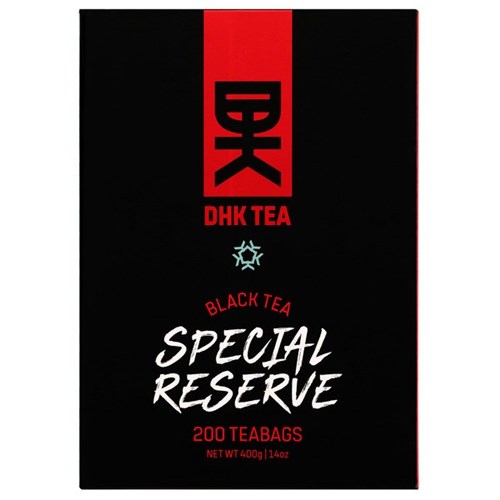 DHK Premium Black Teabags, Pack of 200