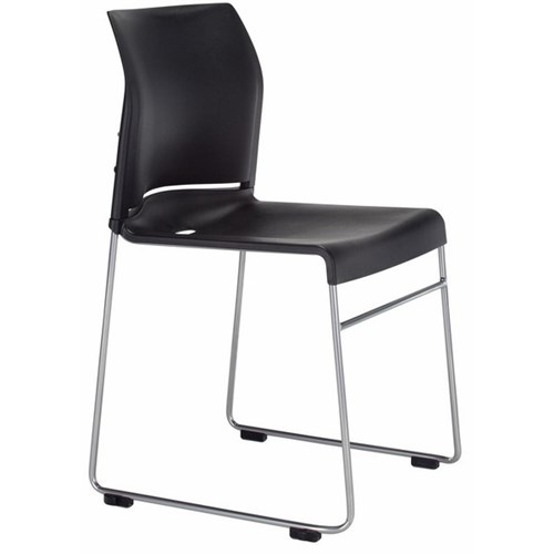 Buro Envy Visitor Chair Black/Silver (Min. Order Qty 4)
