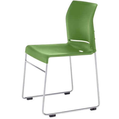 Buro Envy Visitor Chair Green/Silver (Min. Order Qty 4)