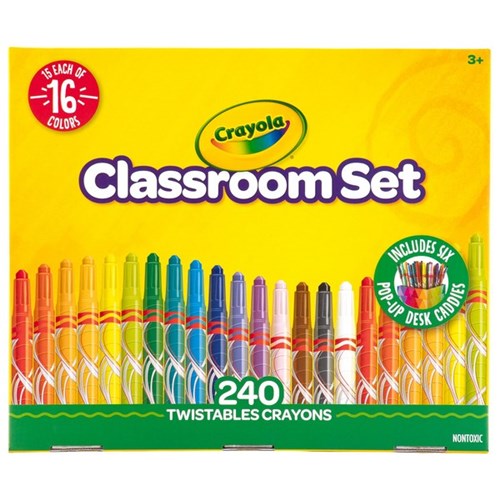 Crayola Twistables Crayons Classroom Set, Pack of 240