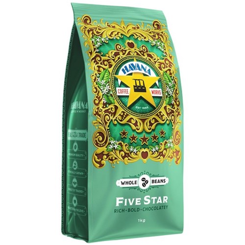 Havana Five Star Coffee Beans 1kg