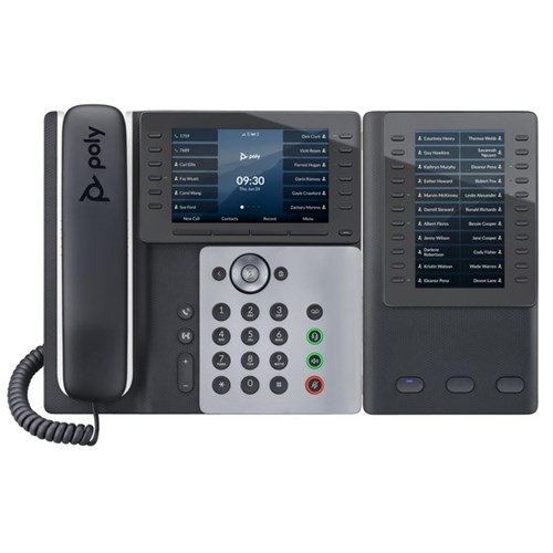 Poly Edge E550 IP Phone PoE-Enabled