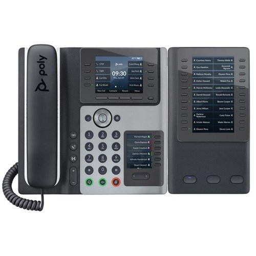 Poly Edge E400 IP Phone PoE-Enabled