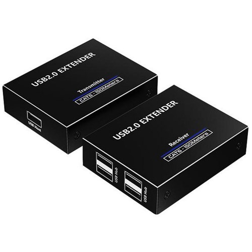 Lenkeng 4-Port USB-A Extender Over Cat5e/6/7 Network Cable