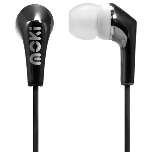 Moki Metallic Earphone Black
