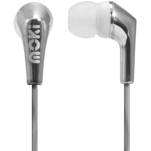 Moki Metallic Earphone Silver