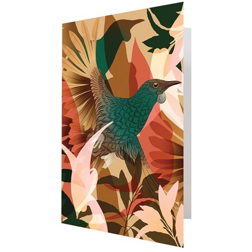 FLOX A4 Leaving/Birthday Card Tui Whenua
