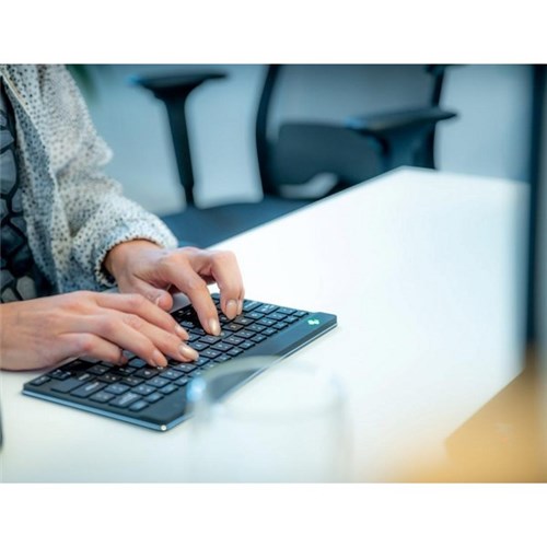 R-Go Keyboard Bluetooth/Wireless Compact Antiglare Matte Black