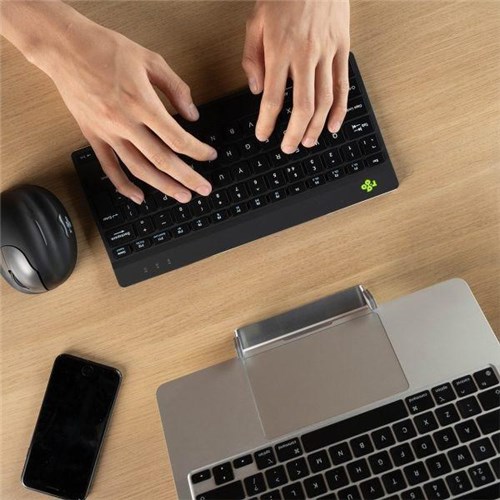 R-Go Keyboard Bluetooth/Wireless Compact Antiglare Matte Black