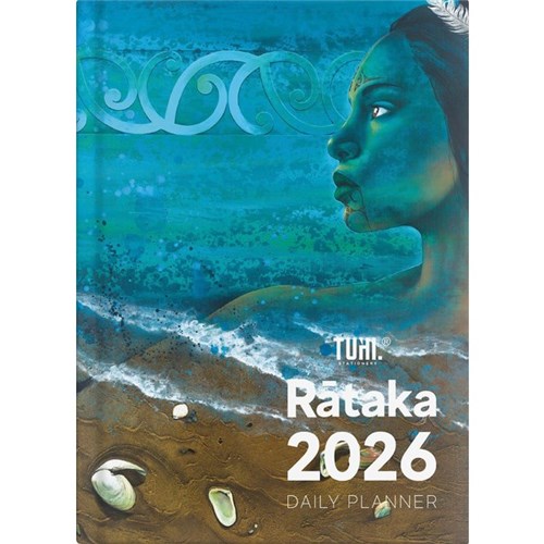 Tuhi A51 Bilingual Diary A5 Day Per Page Rataka 2026 Hinemoana