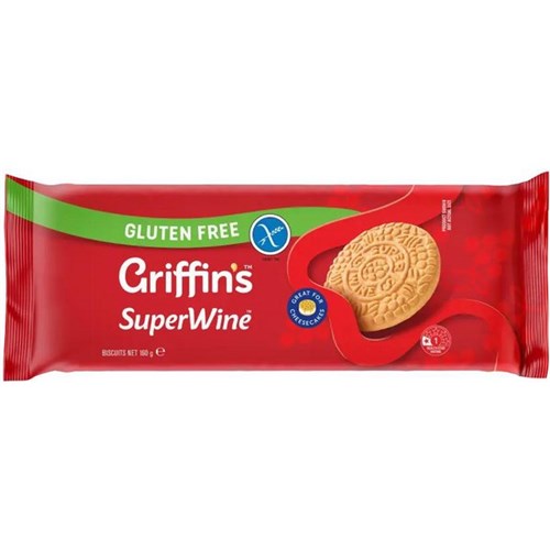 Griffin's Super Wine Gluten Free Biscuits 160g