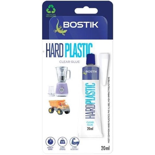Bostik Hard Plastic Glue 20ml Clear