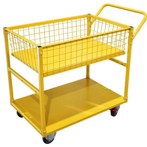 Richmond Stock Picking Trolley with Mesh Top 900x600mm 300kg Capacity 